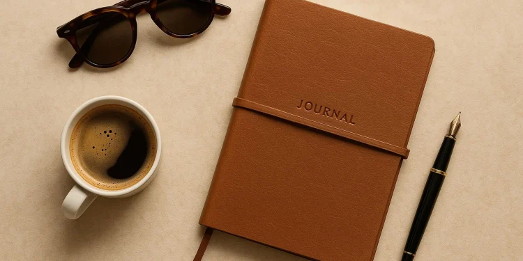 Leather Journal Coffee