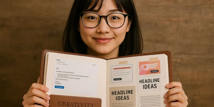 Aika Creativity Journal Notes Ads Headlines
