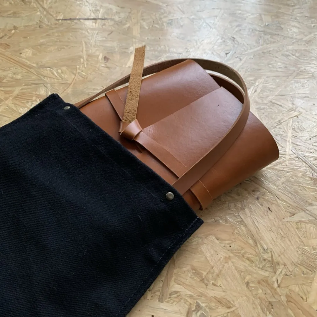 Basic Leather Journal And Totebag