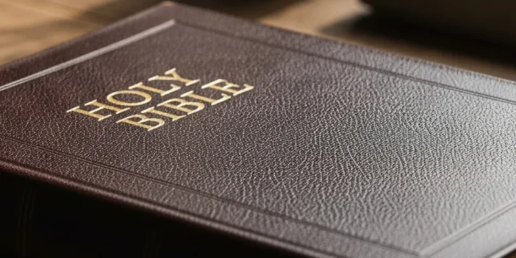 Bible On A Desk
