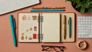 Corporate Gift Hibrkraft Binder Trifold