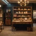 Vintage Bookstore Interior 1