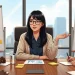 Business Team Meeting Presentation Illustration