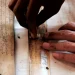 Cleaning Ancient Palm Leaf Manuscript