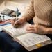 Girl Annotating A Book