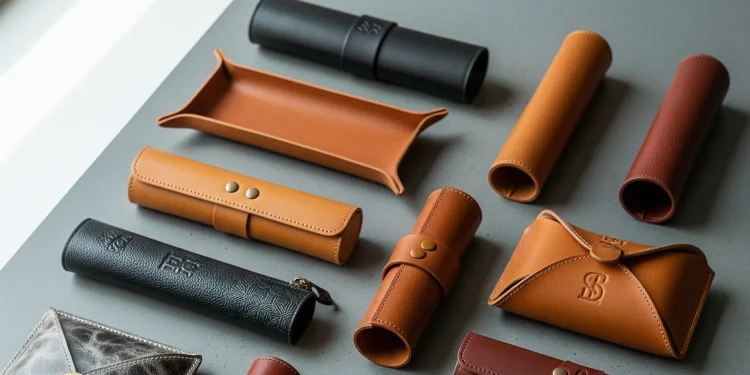 Leather Pen Holder