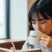 Woman Coffee Cafe Reading Notes