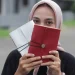 Woman Holding Notebooks Custom Notebook Personalized Journal Standard Order