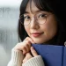 Woman With Book Rainy Day
