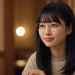 Young Woman Glasses Indoors Portrait Conversation