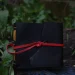 Black Leather Journal Red Closure Custom Notebook Personalized Journal Standard Order 1