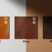 Leather Samples Gold Silver Bronze Medals