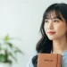 Woman Holding Notebook Hibkraft Portrait