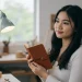 Woman Holding Notebook Workshop Thinking