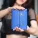 Blue Leather Notebook Woman Custom Notebook Personalized Journal Standard Order